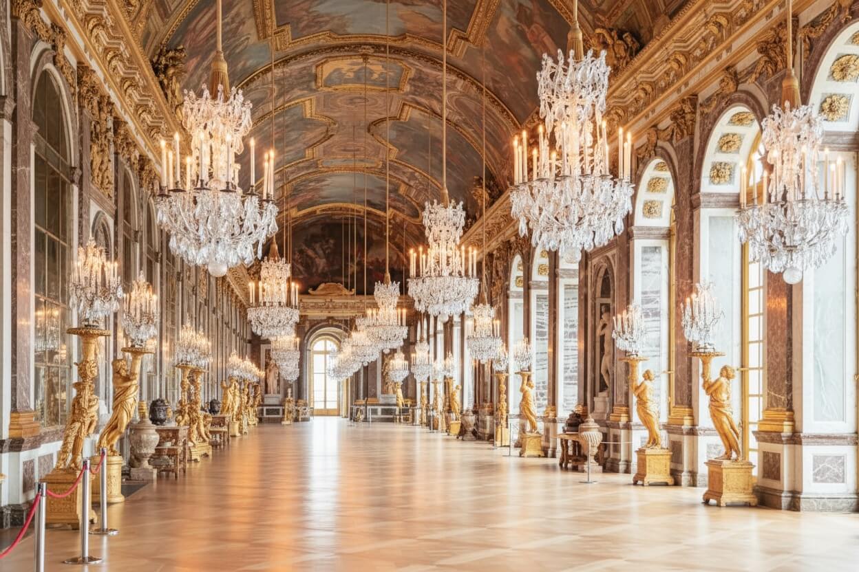 Paleis van Versailles, gevel en tuinen