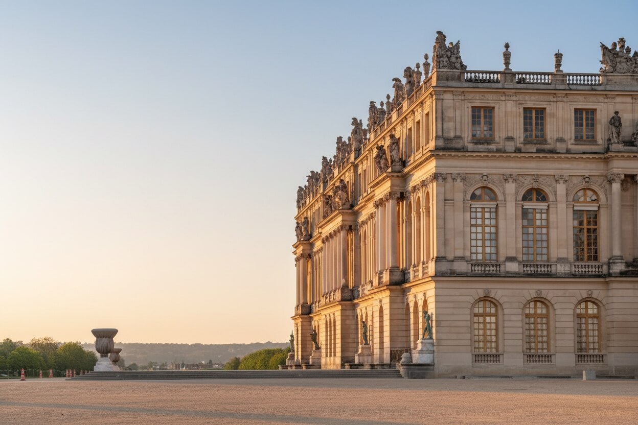 Buitengevel van het Paleis van Versailles