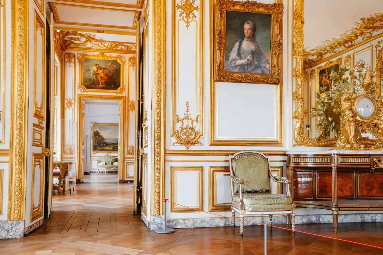 Spiegelgalerij in het Paleis van Versailles