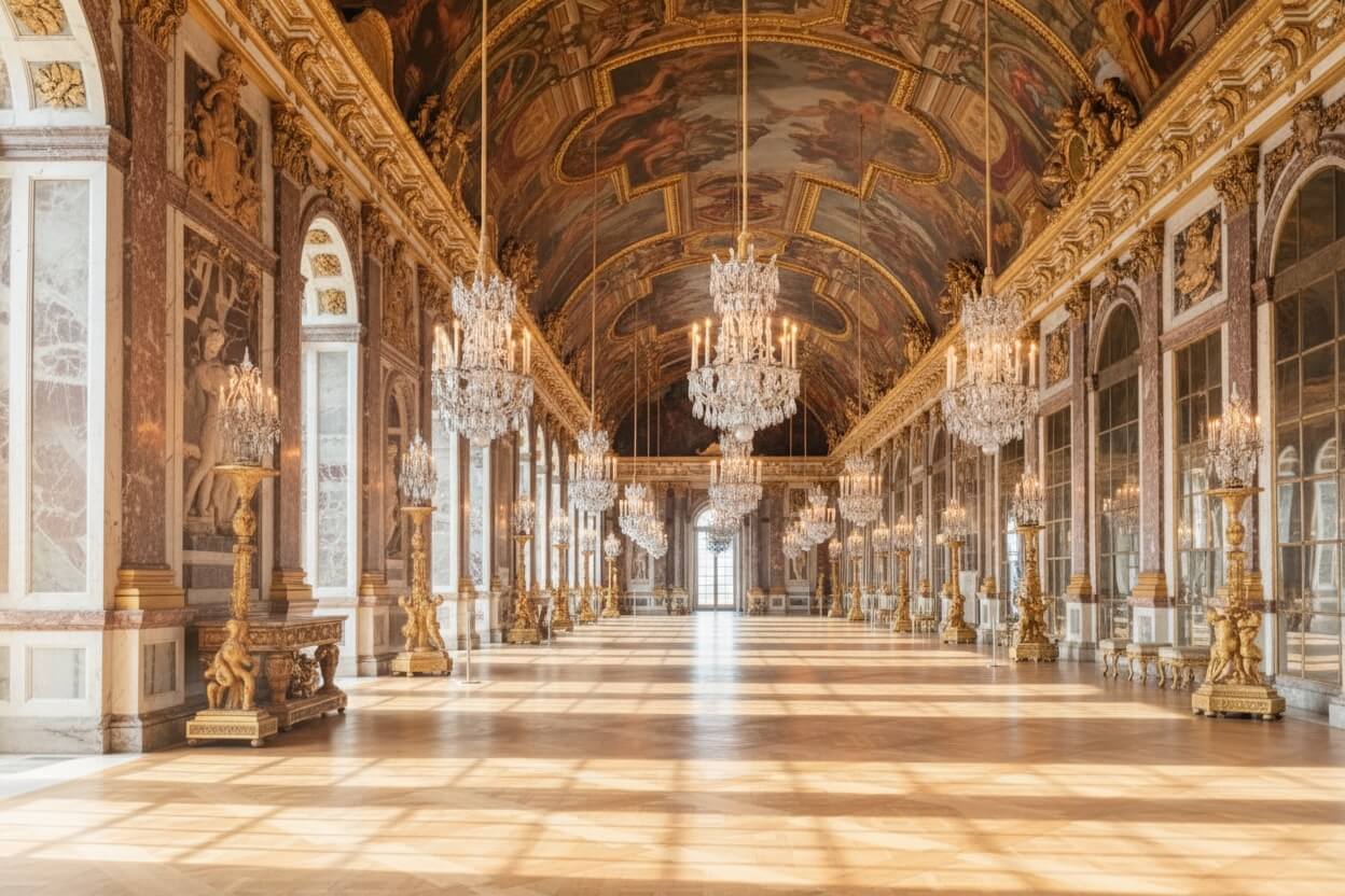 Interieur van het Paleis van Versailles